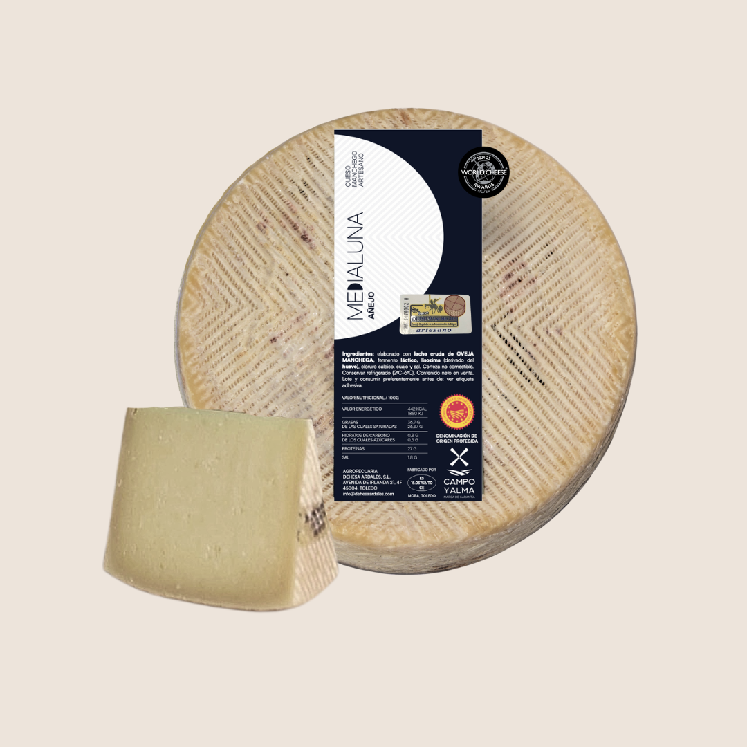 Queso Medialuna Artesano Añejo