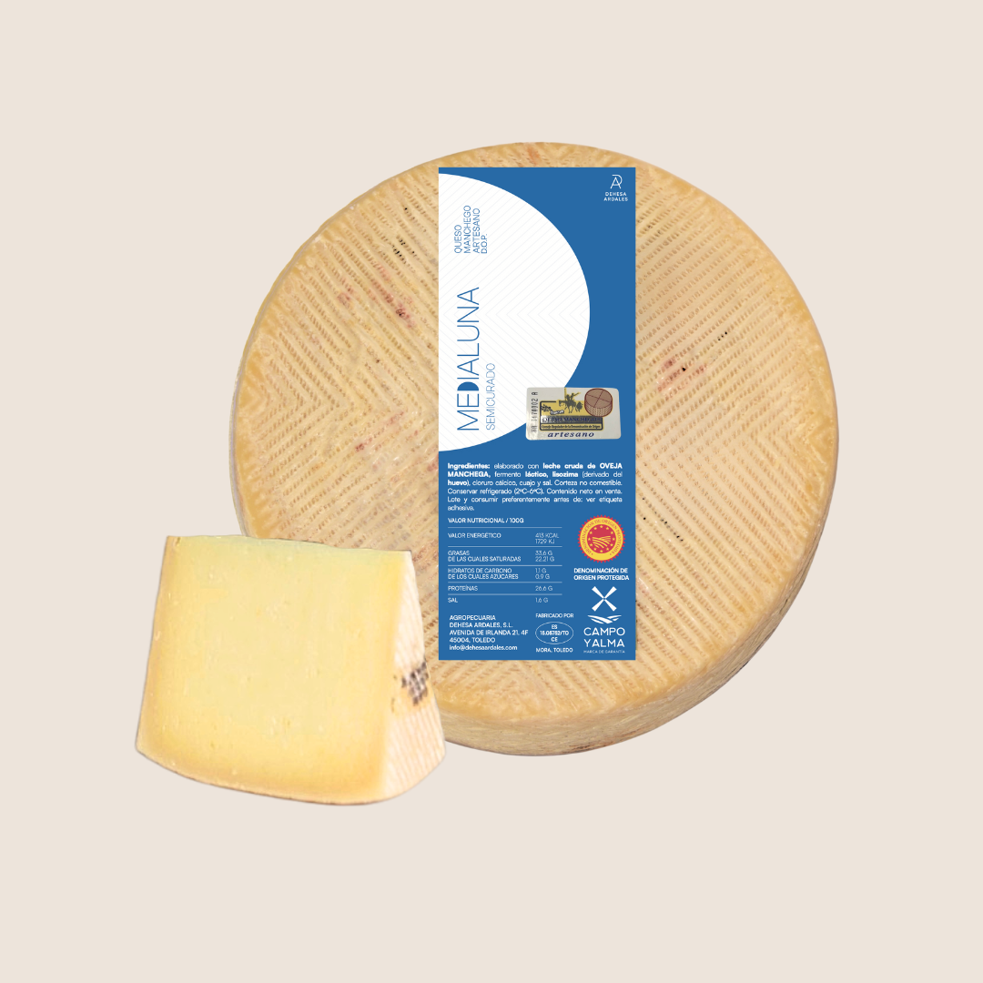 Queso Medialuna Artesano Semicurado